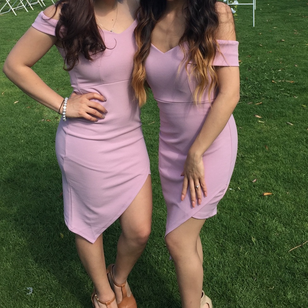 Fashion Nova Soft Pink Dress